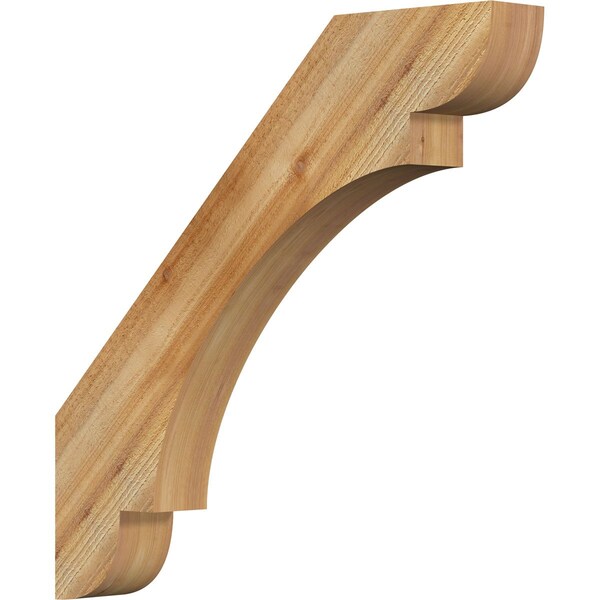 Ekena Millwork 4"W x 30"D x 30"H Olympic Rough Sawn Knee Brace, Western Red Cedar BRC04X30X30OLY00RWR - main